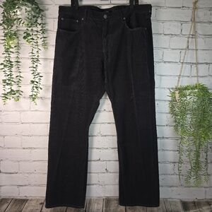 VINTAGE GAP JEAN CO CORDUROY PANTS BLACK MENS CLASSIC 38 X 32 EUC